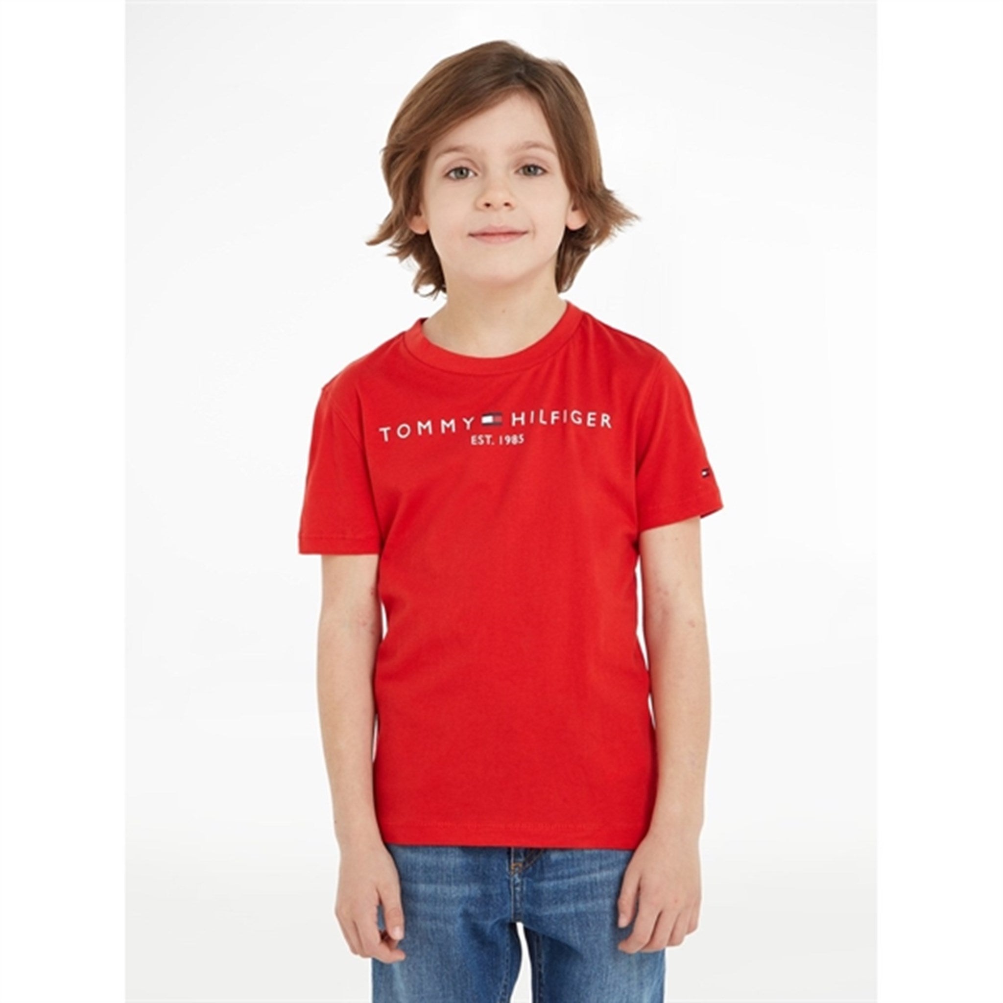 Tommy Hilfiger Essential T-Shirt Deep Crimson 2