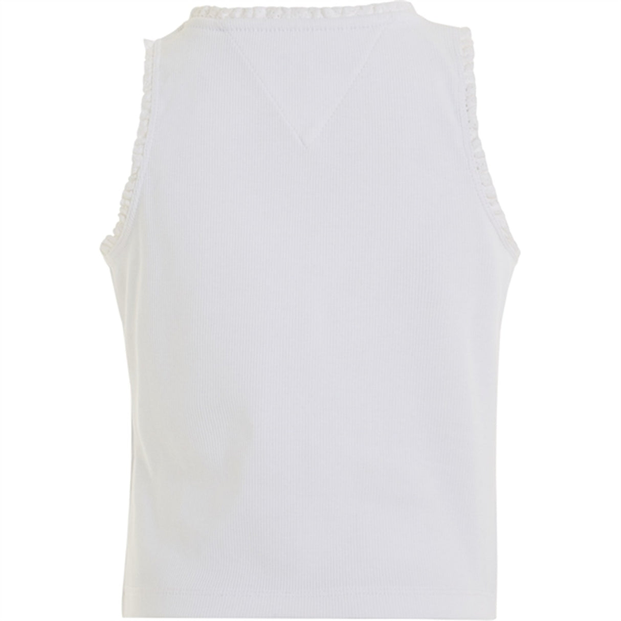 Tommy Hilfiger Essential Rib Lace Tank Top White