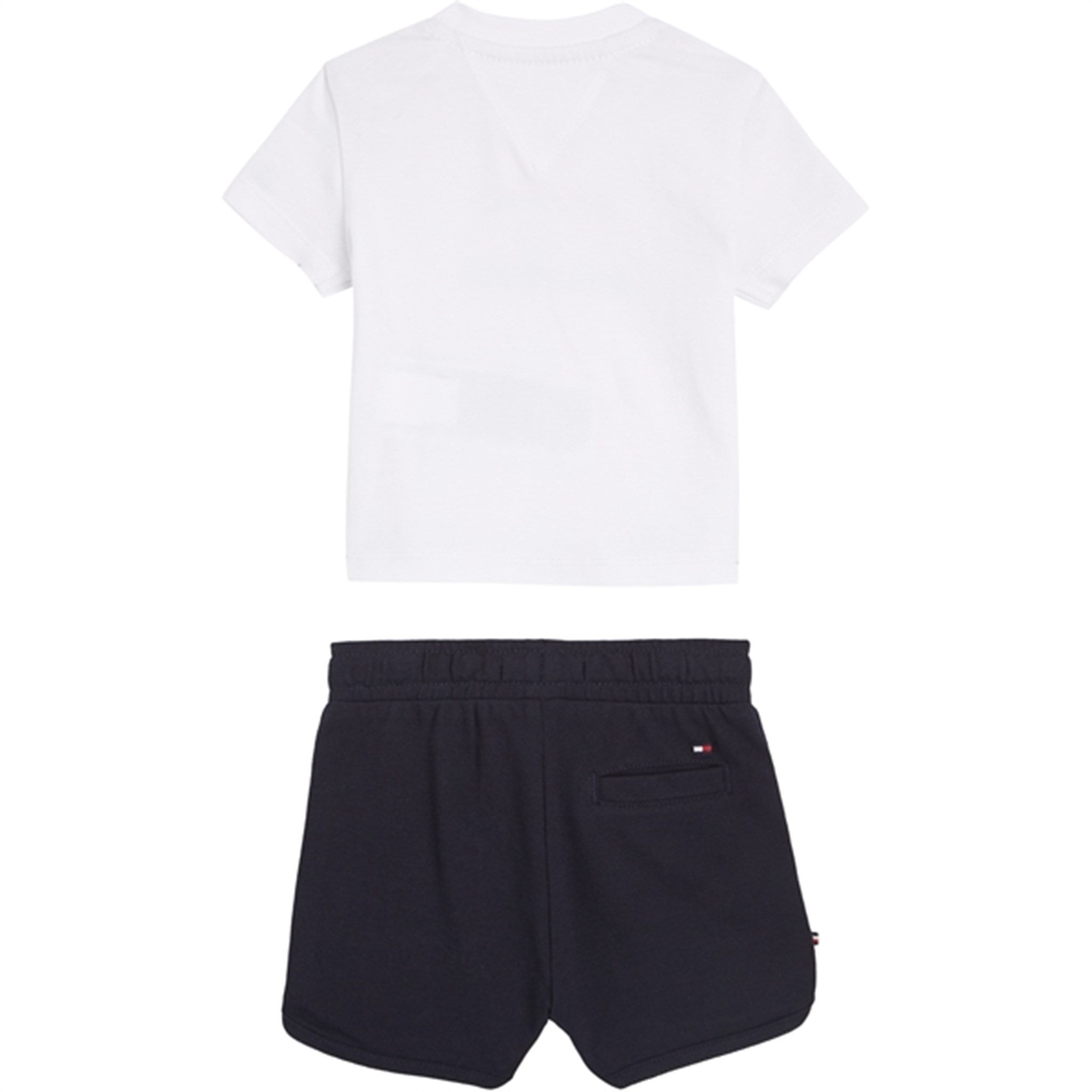 Tommy Hilfiger Baby Th Logo Shorts Sæt White 3