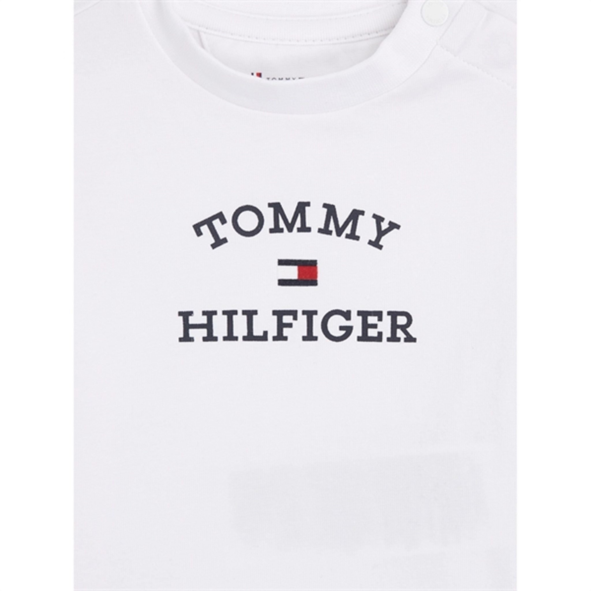 Tommy Hilfiger Baby Th Logo Shorts Sæt White 2
