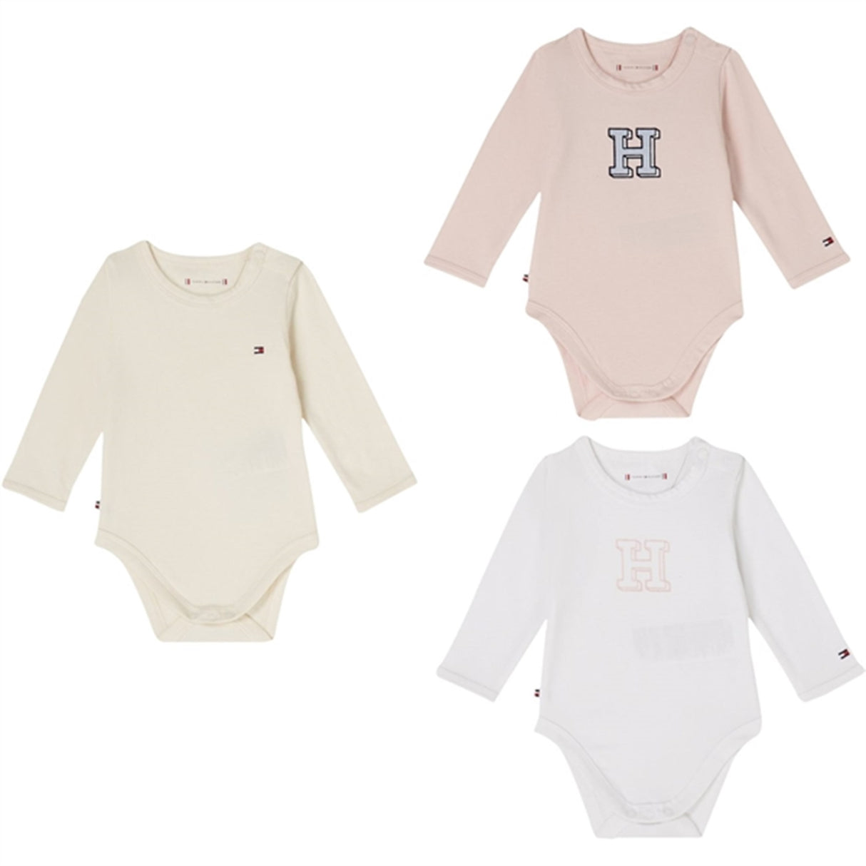 Tommy Hilfiger Baby 3-Pak Gaveæske Whimsy Pink