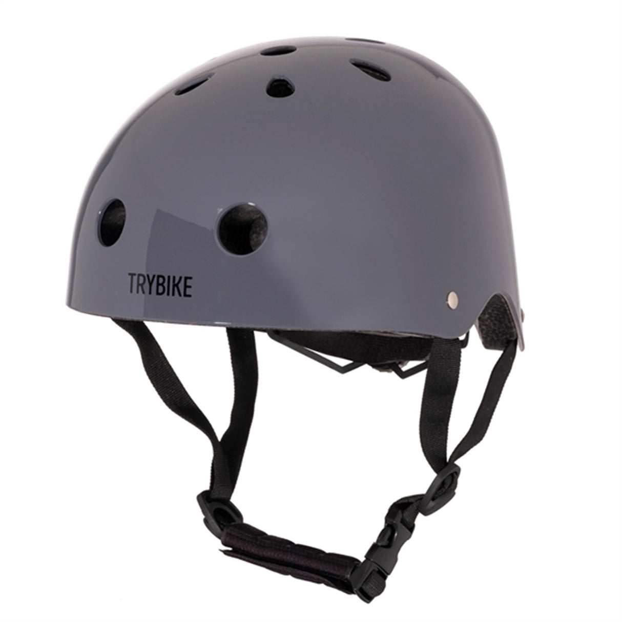 Trybike CoConut Graphite Grey Cykelhjelm Retro Look