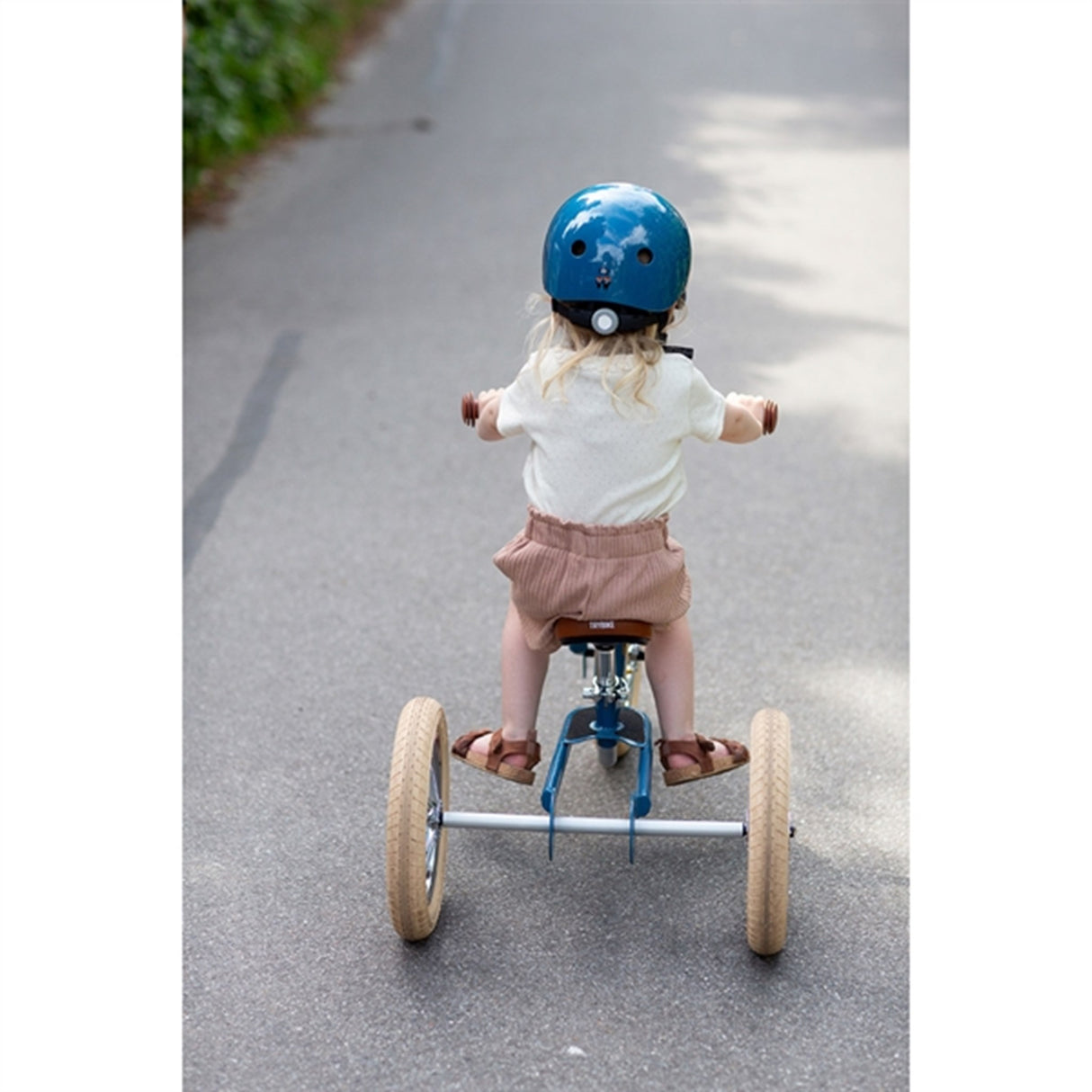 Trybike CoConut Mandan Blue Cykelhjelm Retro Look