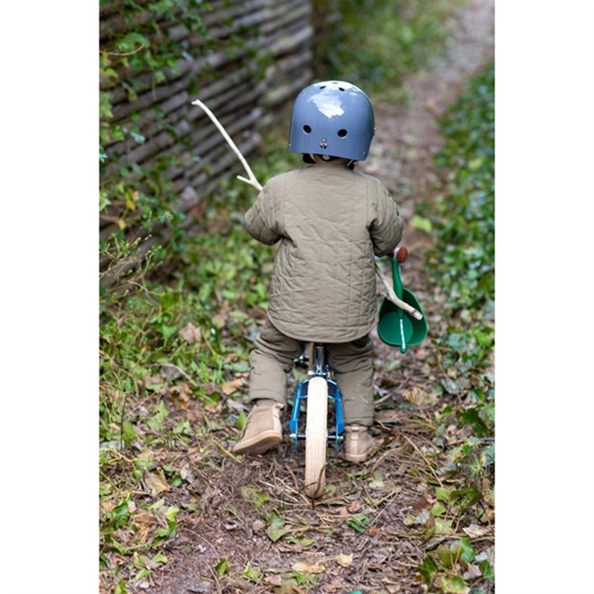 Trybike CoConut Graphite Grey Cykelhjelm Retro Look