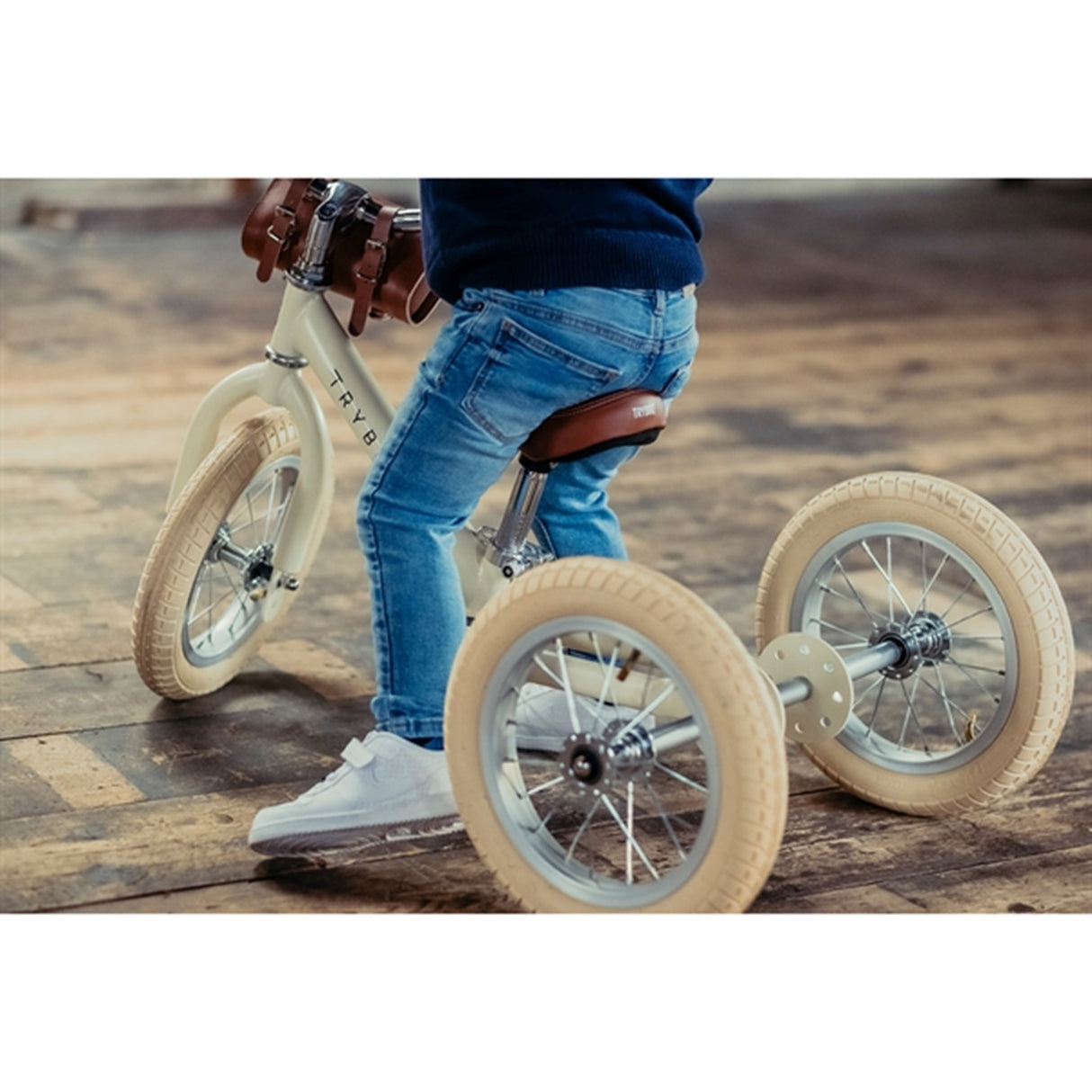 Trybike Løbecykel 3 Hjul Vintage Creme
