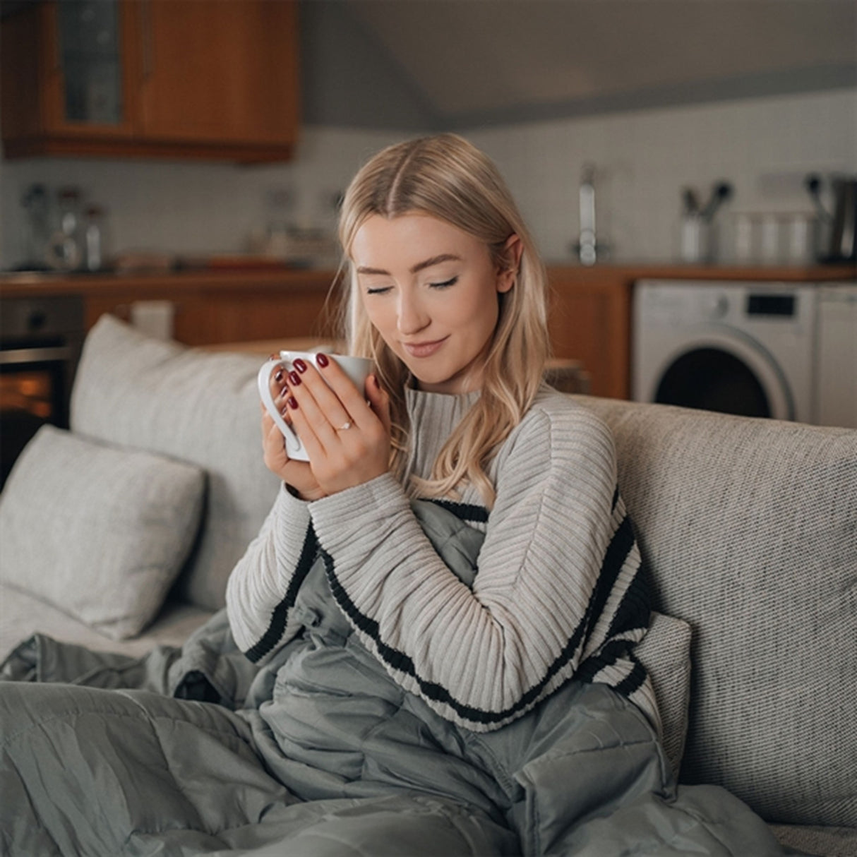 Scandinavian Rest Tyngdedyne 140x200 5kg Grå