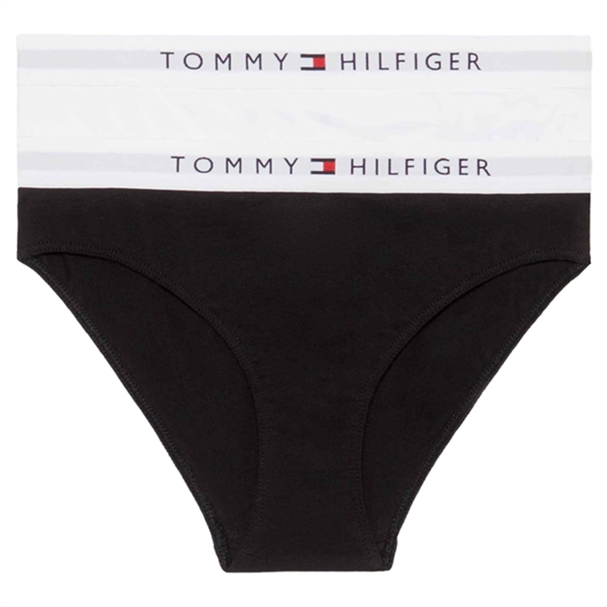 Tommy Hilfiger Trusser 2-Pak White / Black 2