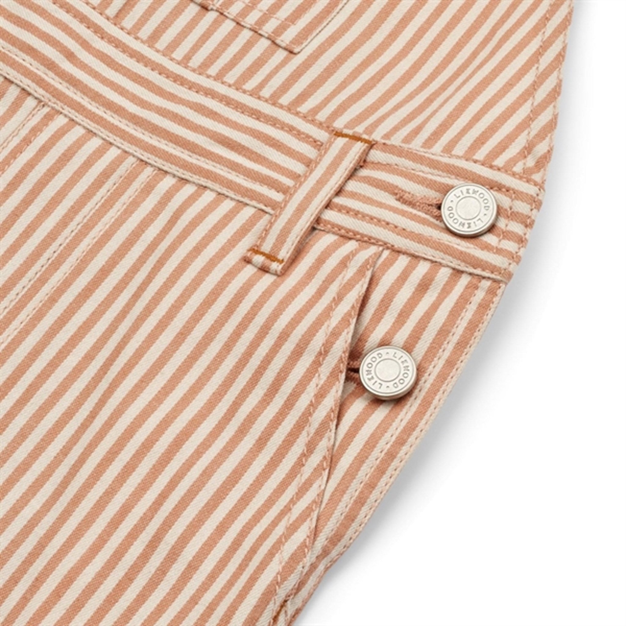 Liewood Y/D Stripe Tuscany Rose/Sandy Venedict Stripe Overall 3