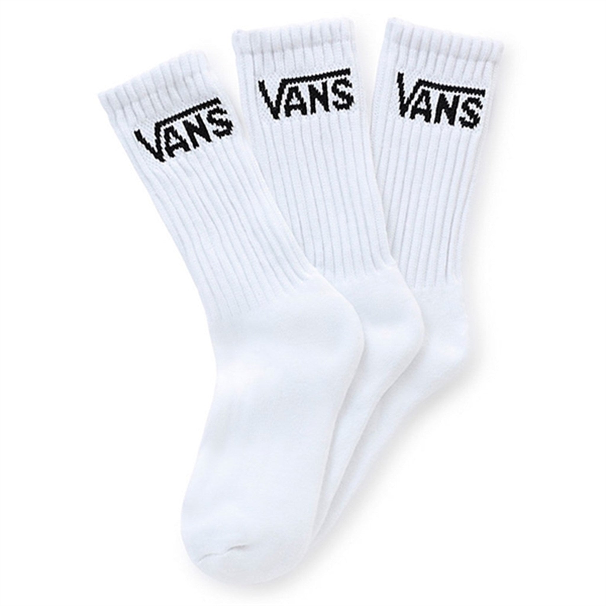 VANS By Classic Crew Youth Strømper 3-Pak White