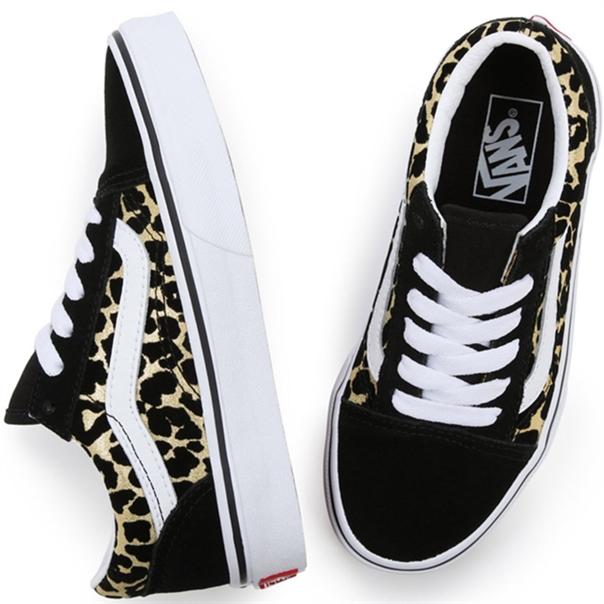 VANS UY Old Skool Leopard/Black Sko