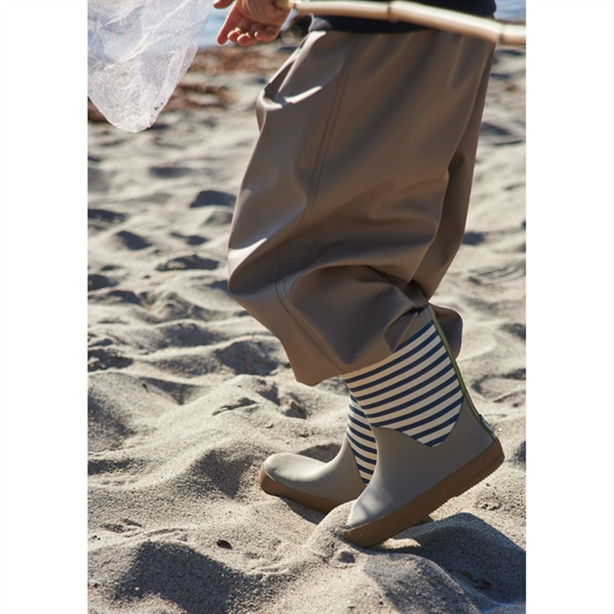 Wheat Gummistøvler Juno Blue Stripe