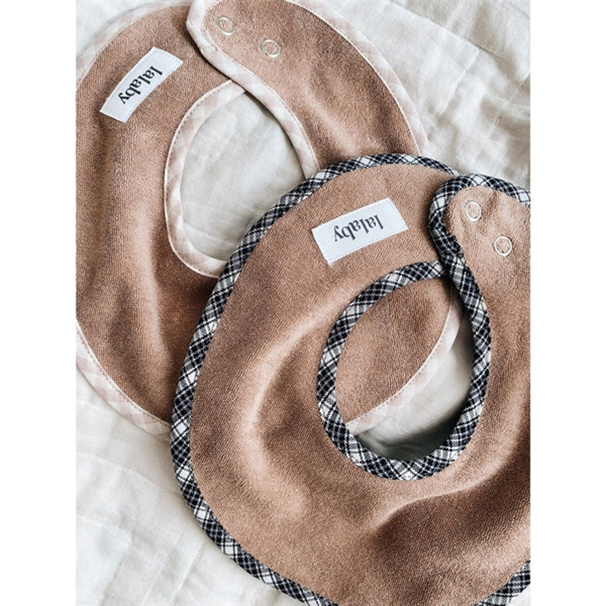 lalaby Winter Check Bibi Hagesmæk 2-pak