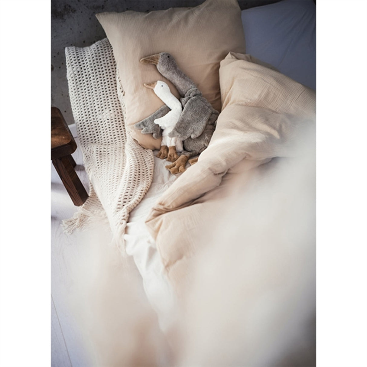 Senger Naturwelt Varmepude Cuddly Animal Gås Grey Large