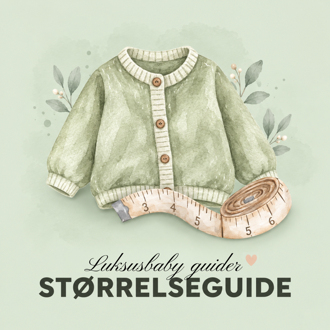 Tøj størrelsesguide til børn - Find den rigtige størrelse