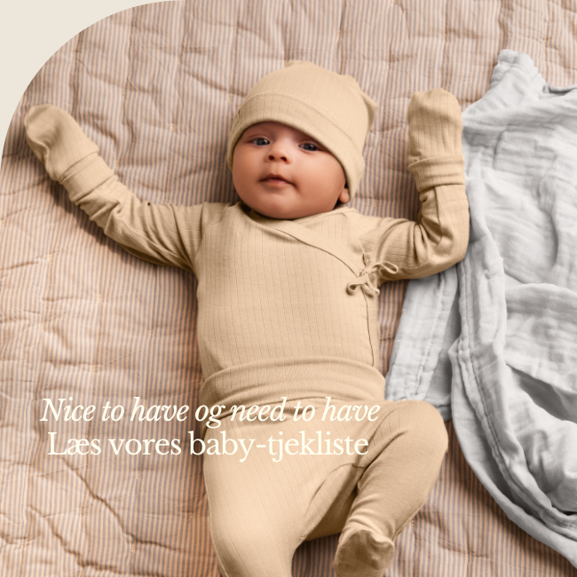 Luksusbabys Komplette Baby-tjekliste: Must-Haves til babys ankomst