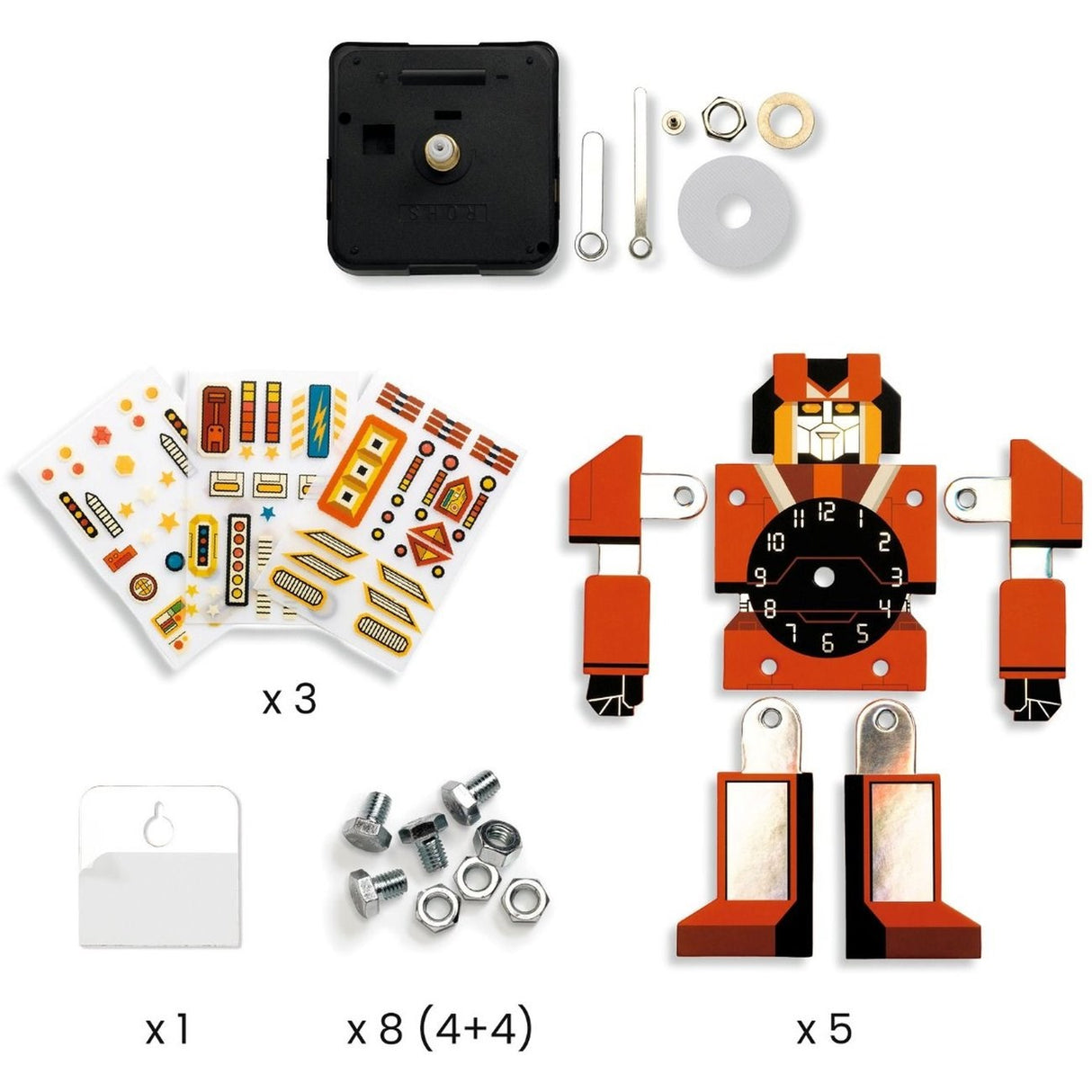 Djeco DIY Robotime Vægur