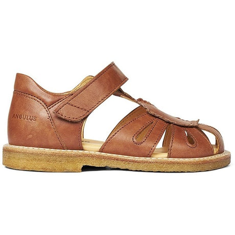 Angulus Sandal M. Velcrolukning Tan 2