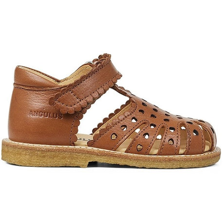 Angulus Begyndersandal M. Velcrolukning Cognac 2