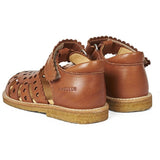 Angulus Begyndersandal M. Velcrolukning Cognac