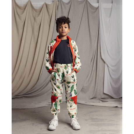 Mini Rodini Multi Parrots AOP Nylon Tracksuit Bukser 2