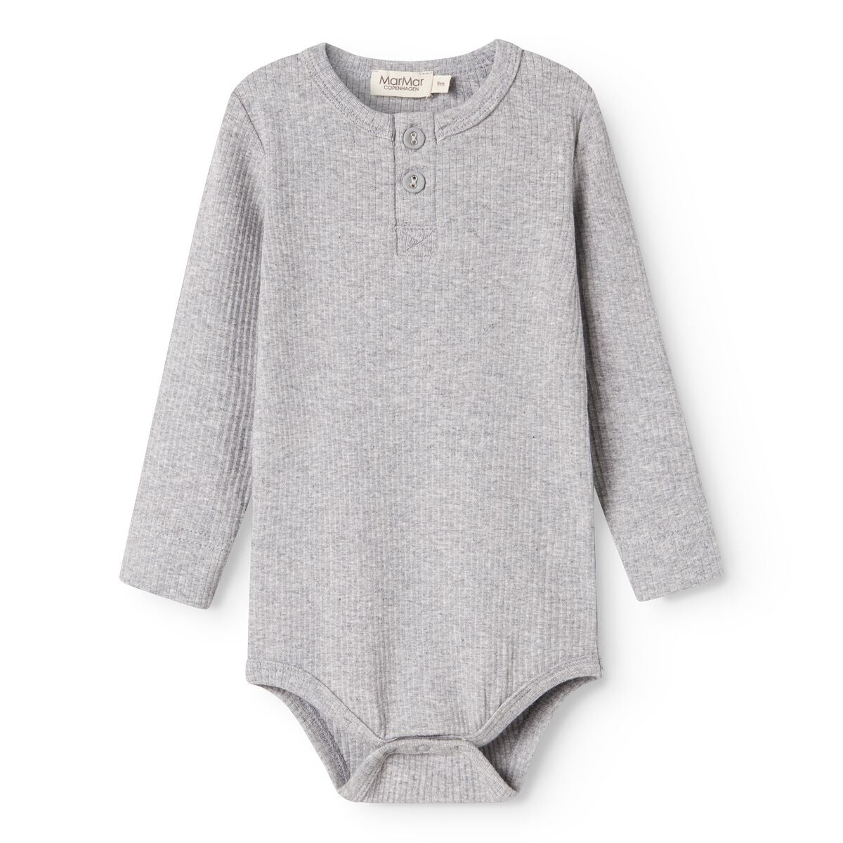 MarMar Modal Melange Light Grey Melange Body LS
