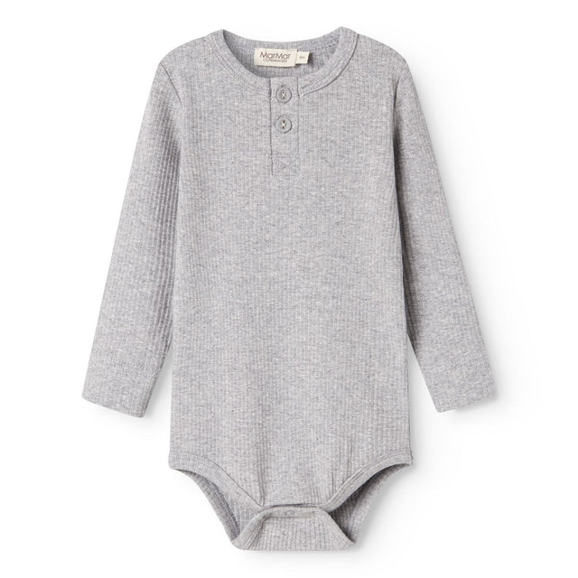 MarMar Modal Melange Light Grey Melange Body LS
