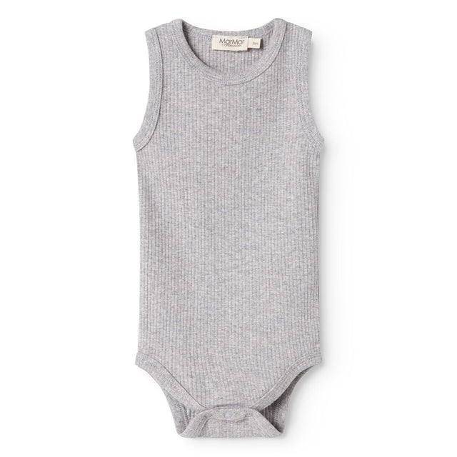 MarMar Modal Melange Light Grey Melange Body Sleeveless