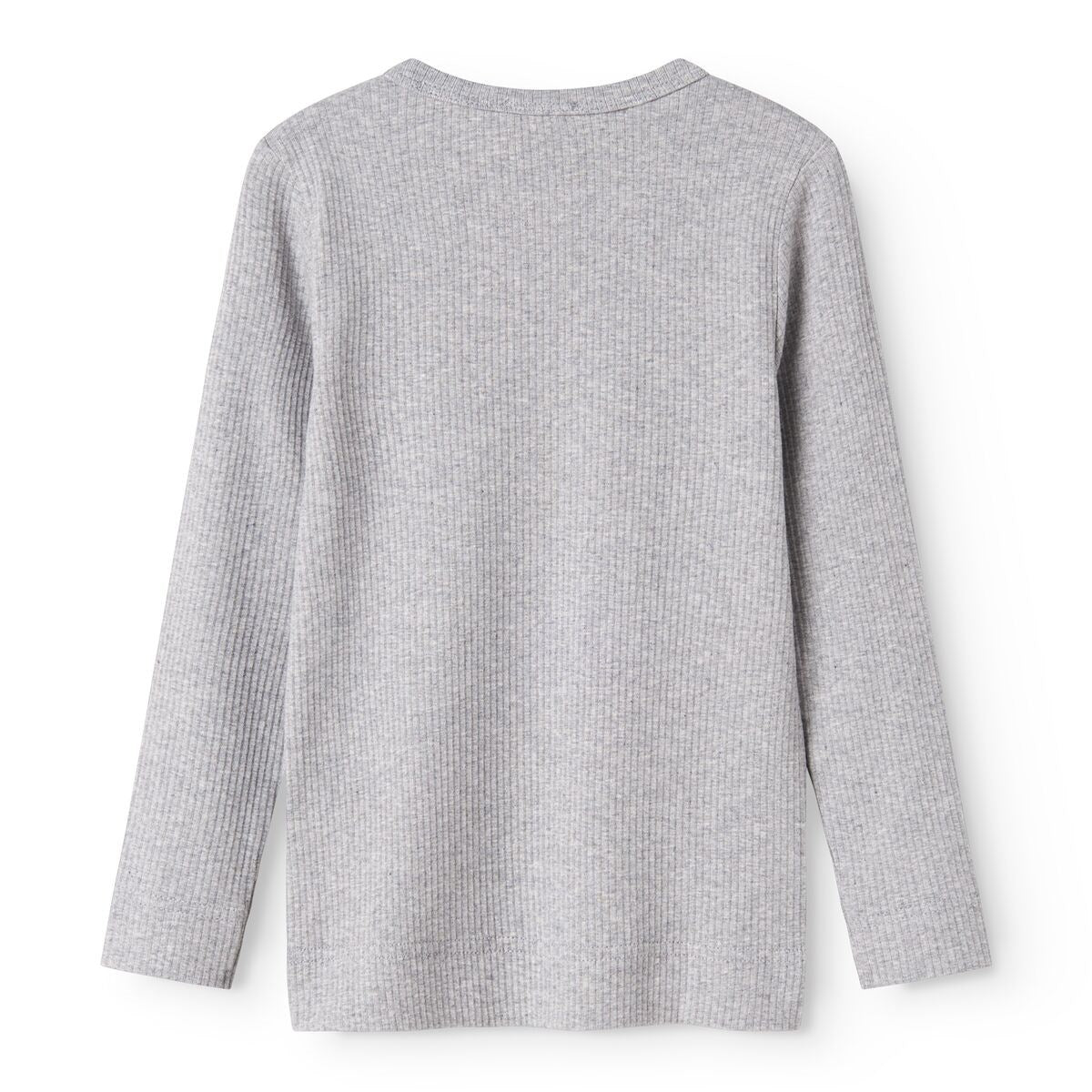 MarMar Modal Melange Light Grey Melange Plain Bluse