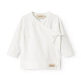 MarMar Modal New Born Gentle White Tut Slå-Om LS Bluse