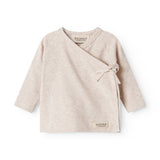 MarMar Modal New Born Light Beige Mel. Tut Slå-Om LS Bluse