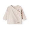 MarMar Modal New Born Light Beige Mel. Tut Slå-Om LS Bluse