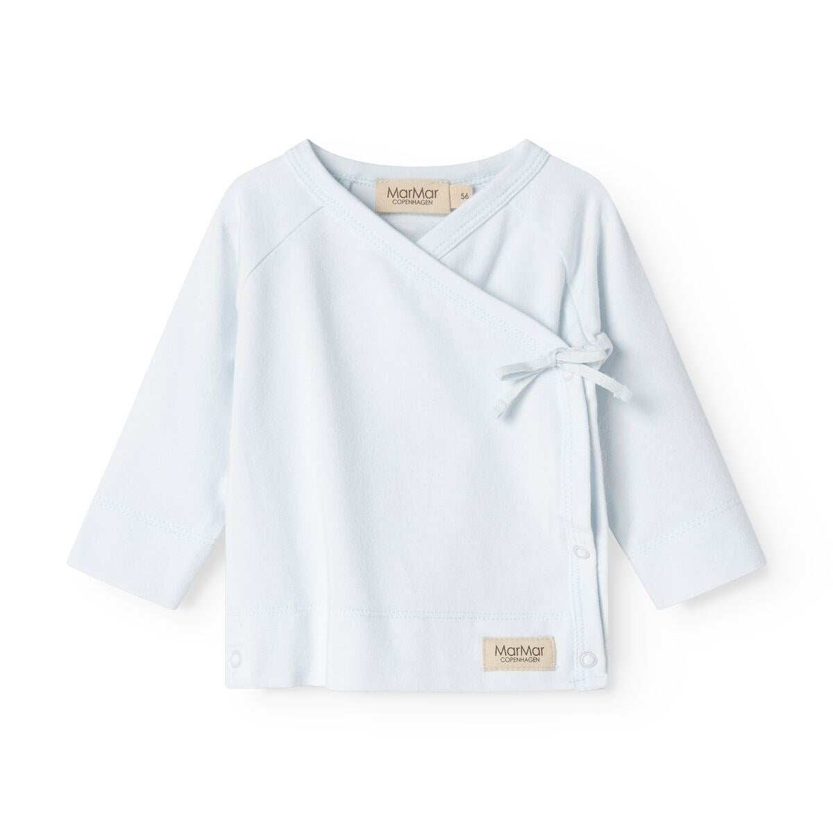 MarMar Modal New Born Light Blue Tut Slå-Om LS Bluse