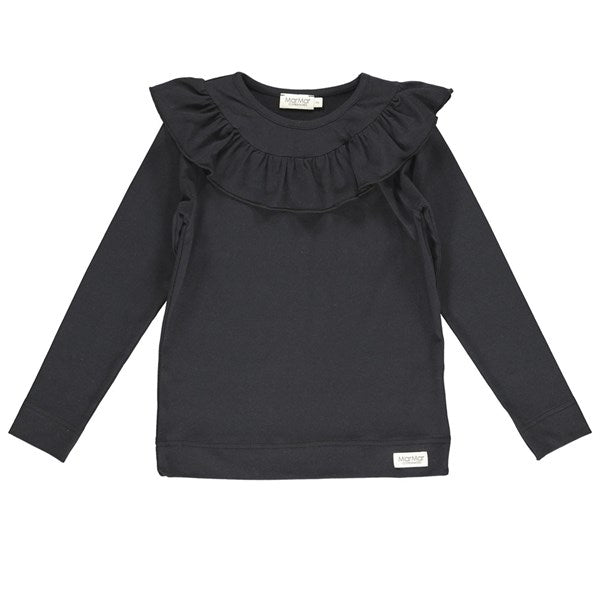 MarMar Jersey Black Tessie Bluse