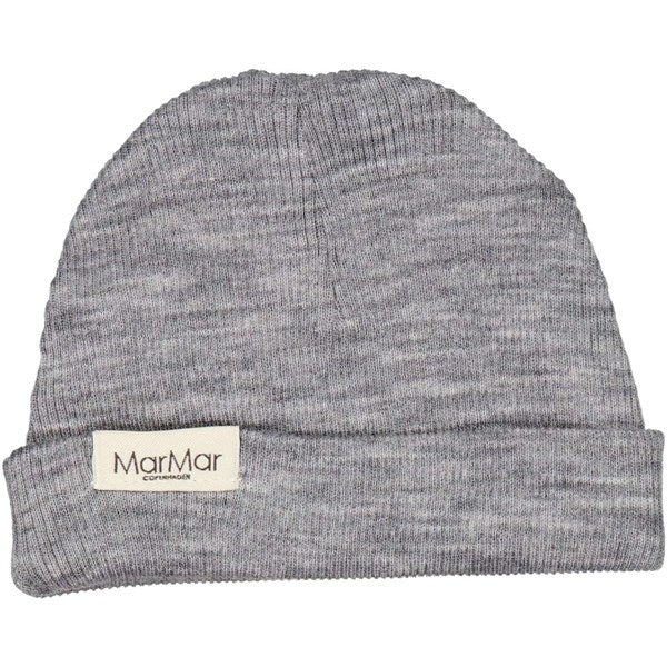 MarMar Wool Grey Melange New Born Rib Aiko Hue