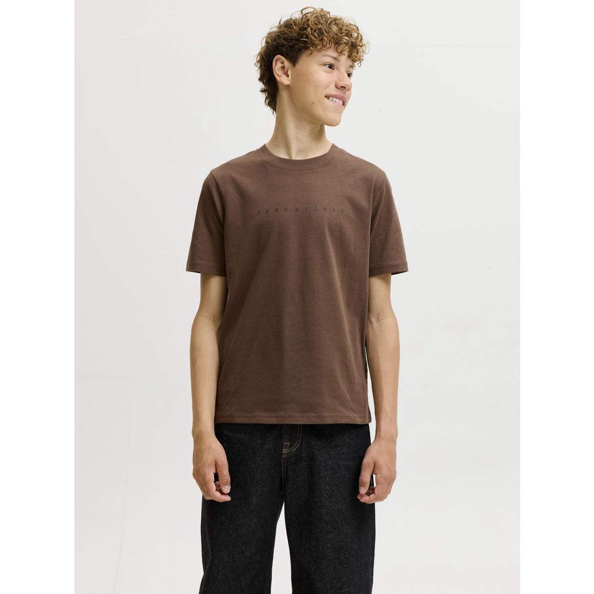 Jack & Jones Cocoa Jjestar Jj Tee Ss Noos Jnr