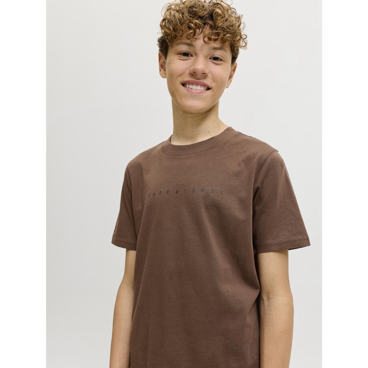 Jack & Jones Cocoa Jjestar Jj Tee Ss Noos Jnr