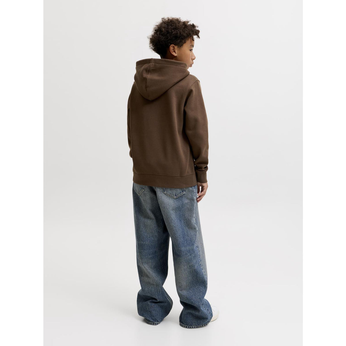 Jack & Jones Cocoa Jjestar Jj Sweat Hætte Noos Jnr