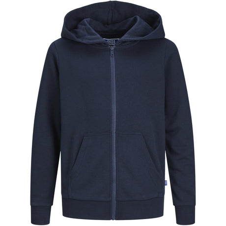 Jack & Jones Navy Blazer Jjebradley Sweat Zip Hætte Noos Jnr
