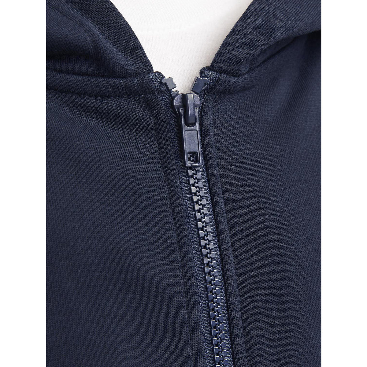 Jack & Jones Navy Blazer Jjebradley Sweat Zip Hætte Noos Jnr