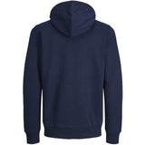 Jack & Jones Navy Blazer Jjebradley Sweat Zip Hætte Noos Jnr