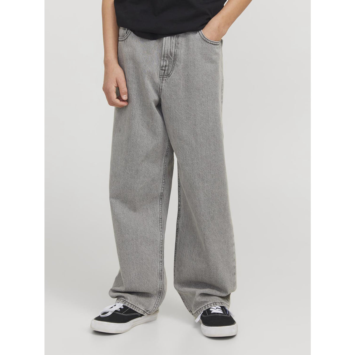Jack & Jones Grey Denim Jjialex Jjoriginal Sq 852 Noos Jnr