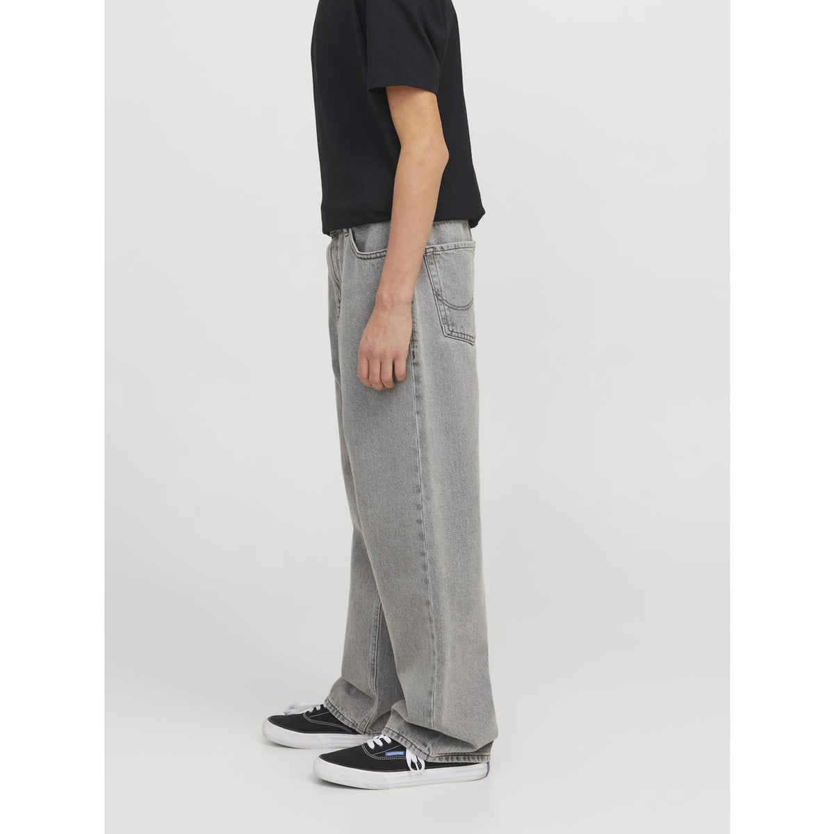 Jack & Jones Grey Denim Jjialex Jjoriginal Sq 852 Noos Jnr