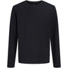 Jack & Jones Black Jjeorganic Rlx Tee Ls O-Neck Noos Jnr