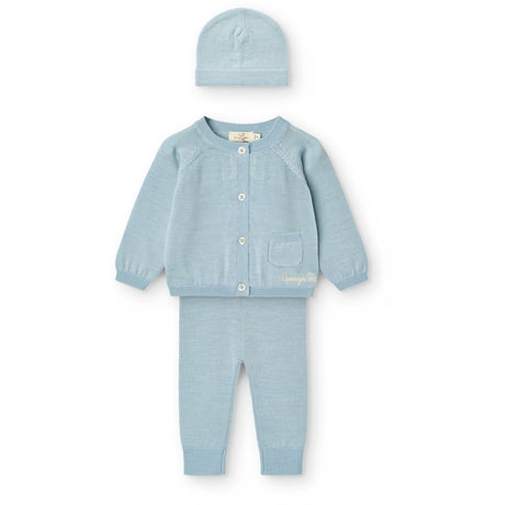 COPENHAGEN COLORS Dusty Blue Classic Merino Baby Sæt