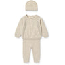 COPENHAGEN COLORS Pale Cream Melange Classic Merino Baby Sæt