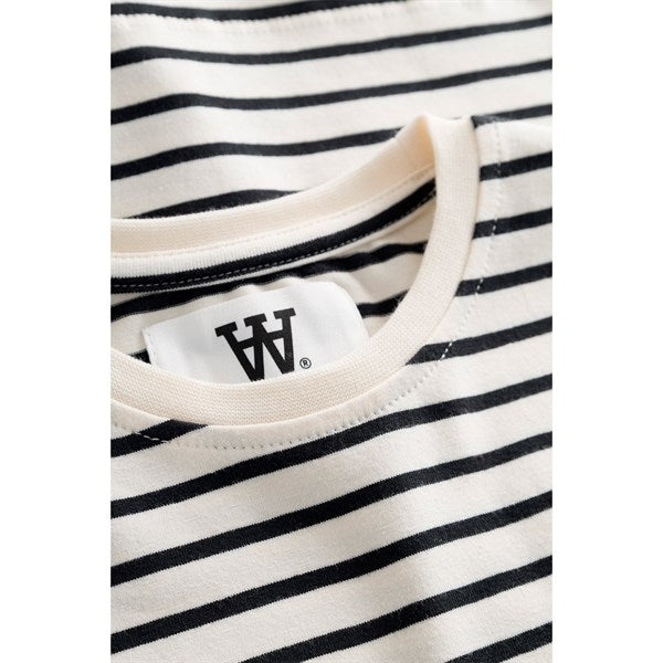 Wood Wood Off-White/Black Stripes Ola T-Shirt 2