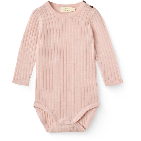Copenhagen Colors Soft Pink Merino Rib Bodystocking