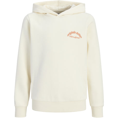 Jack & Jones Antique White Jwhparos Type Sweat Hætte Back Jnr