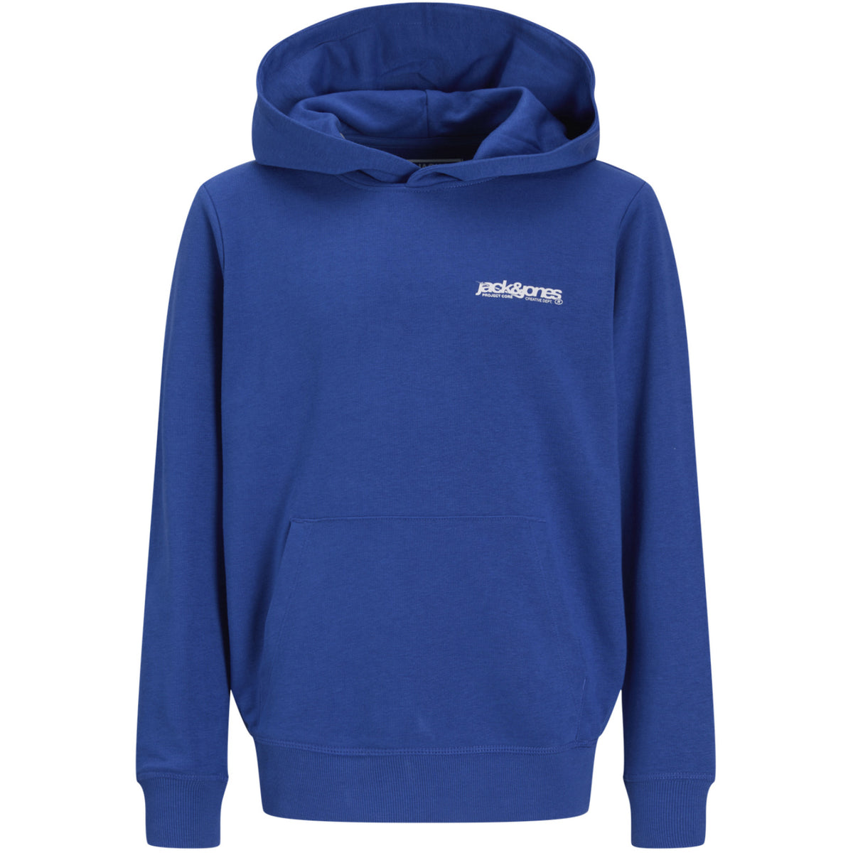 Jack & Jones Beaucoup Blue Jwhunion Print Sweat Hætte Jnr