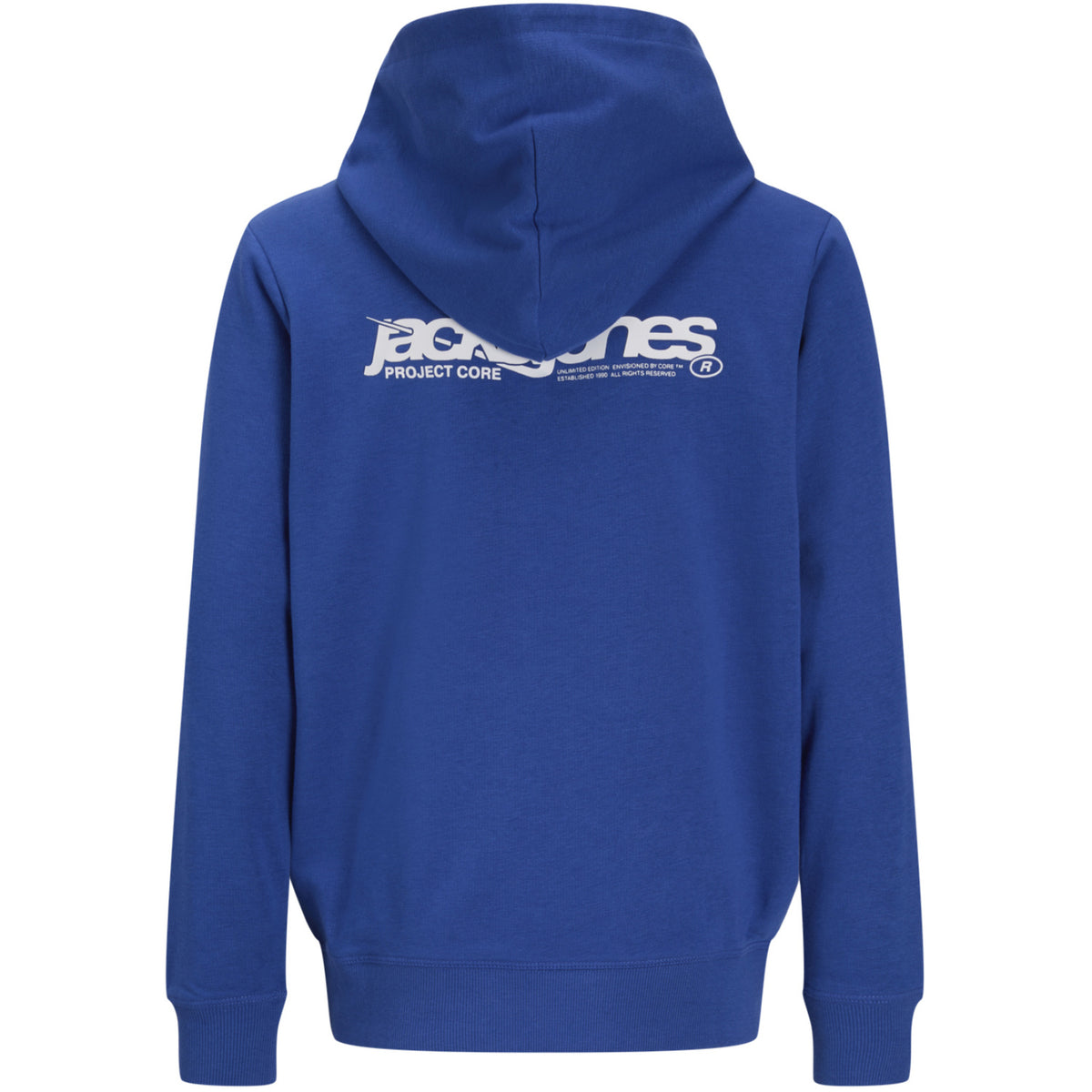 Jack & Jones Beaucoup Blue Jwhunion Print Sweat Hætte Jnr